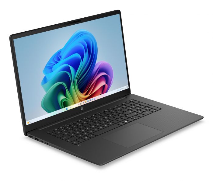 Ноутбук HP OmniBook 3 AI PC 17-dg0000ua 17.3" FHD IPS AG, Intel 7-350, 24GB, F512GB, UMA, Win11P, чорний