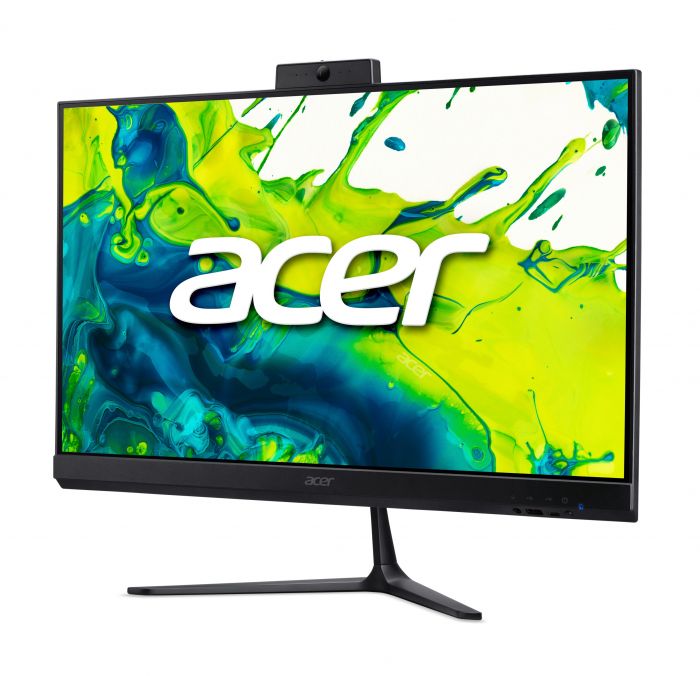 Комп'ютер персональний моноблок Acer Aspire C24B-GCZN 23.8" FHD, AMD R3-5400U, 16GB, F512GB, UMA, WiFi, кл+м, Lin, чорний