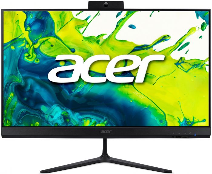 Комп'ютер персональний моноблок Acer Aspire C24B-GCZN 23.8" FHD, AMD R3-5400U, 16GB, F512GB, UMA, WiFi, кл+м, Lin, чорний