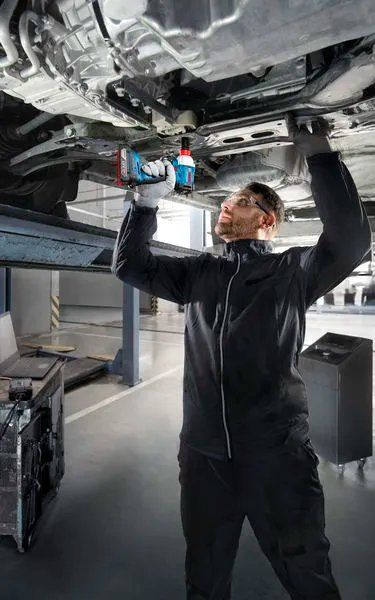 Набір із трьох акумуляторних інструментів Bosch Professional дриль-шурупокрут GSR 18V-65, перфоратор GBH 18V-22, гайковерт ударний GDX 18V-285 акб 3x5А·год, ЗП, сумка M-BAG