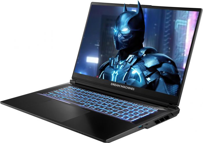 Ноутбук Dream Machines RG5070-17 17.3QHD IPS, Intel i9-14900HX, 32GB, F1TB, NVD5070-8, DOS, чорний