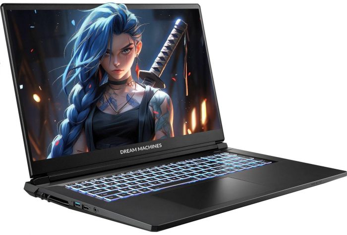 Ноутбук Dream Machines RG5050-17 17.3FHD IPS, Intel i5-13420H, 16GB, F512GB, NVD5050-8, DOS, чорний