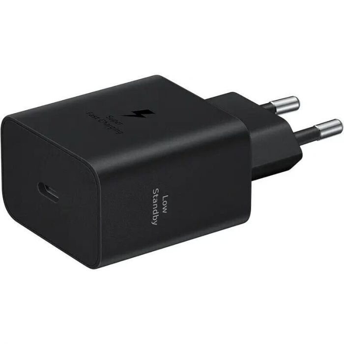 Зарядний пристрій бездротовий Samsung 25Вт Magnetic Wireless, адаптер 45Вт USB-C, сірий темний