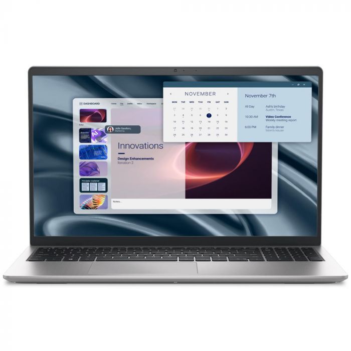 Ноутбук Dell Pro 15 Essential 15.6" FHD AG, Intel i7-1355U, 16GB, F512GB, UMA, Lin, сріблястий, US клавіатура