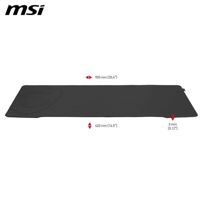 Ігрова поверхня MSI Agility GD73, 2XL (900x400x3мм), чорний