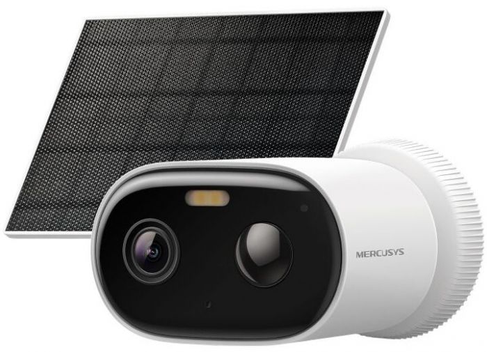 Комплект розумної бездротової камери MERCUSYS MC410 KIT 2K HD та сонячної панелі