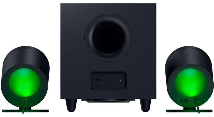 Акустична система Razer Nommo V2 Pro 2.1, USB-A/BT, RGB, чорний