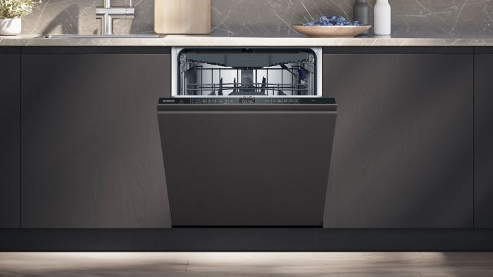 Посудомийна машина Siemens вбудована, 14компл., B, 60см, дисплей, 3-й кошик, drying assist, білий