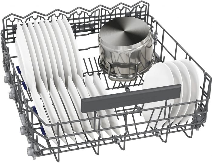 Посудомийна машина Siemens вбудована, 14компл., B, 60см, дисплей, 3-й кошик, drying assist, білий
