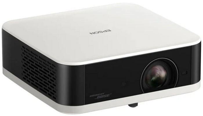 Проєктор Epson EF-61W FHD, 700 lm, LASER, 1.2, Google TV, білий