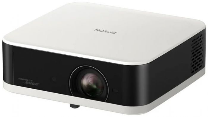 Проєктор Epson EF-61W FHD, 700 lm, LASER, 1.2, Google TV, білий
