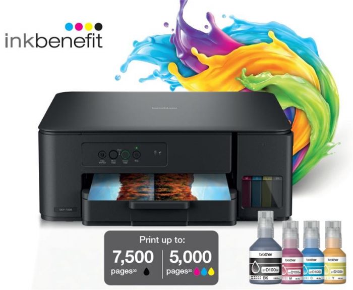БФП ink color А4 Brother DCP-T230 16_9 ppm USB 4 inks