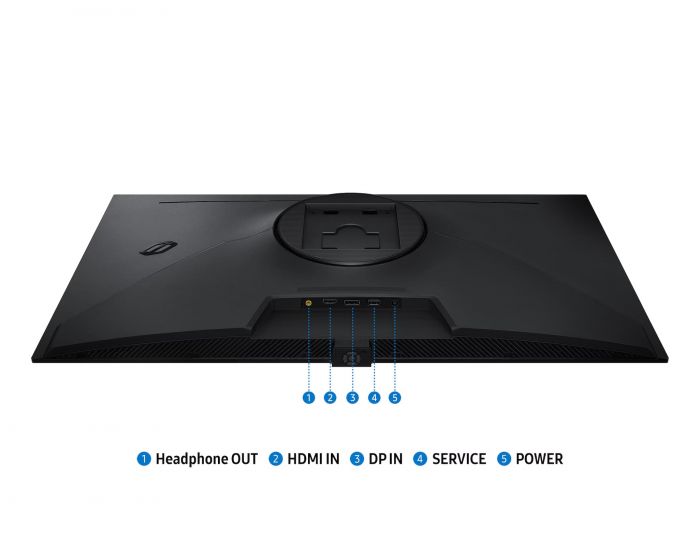 Монітор Samsung 32"Odyssey Gaming G73SH 2xHDMI, DP, OLED, 3840x2160, 165Hz, 0.3ms, CURVED