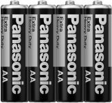 Батарейка Panasonic Extra Heavy Duty вугільно-цинкова AA(R6) плівка, 4 шт.