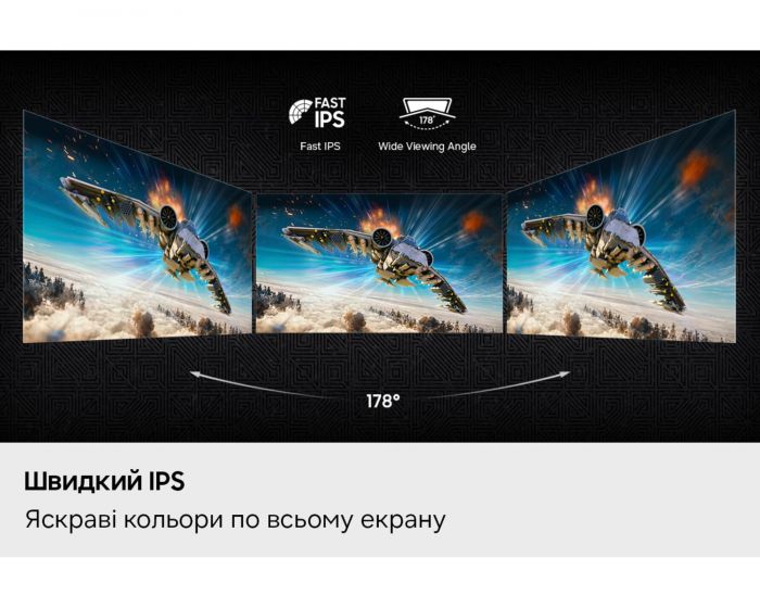 Монітор Samsung 32" Odyssey Gaming G80HS 2xHDMI, DP, USB, IPS, 6144x3456, 165Hz, 1ms