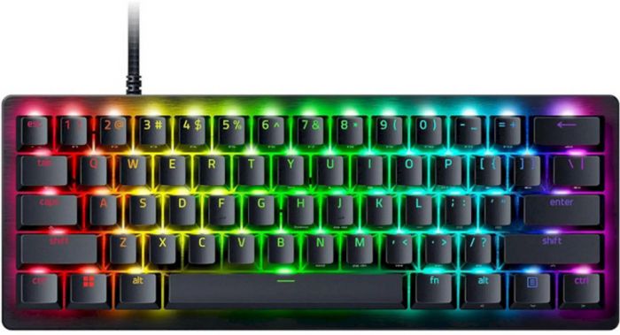 Клавіатура Razer Huntsman V3 Pro Mini 61key Analog Optical Switches USB-A EN, RGB, чорний