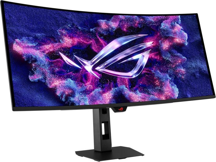 Монітор Asus 34" ROG Strix XG34WCDMS 2xHDMI, DP, USB-C, 3xUSB, Audio, QD-OLED, 3440x1440, 21:9, 280Hz, 0.03ms, DCI-P3 99.3%, CURVED, G-SYNC, FreeSync, HAS, HDR500