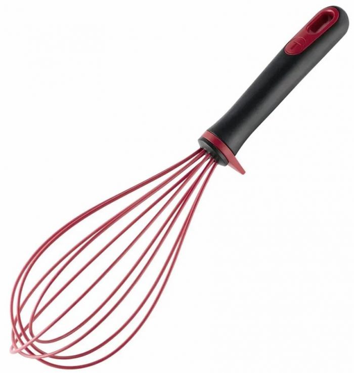 Вінчик Tefal Ingenio, пластик, силікон, чорно-червоний