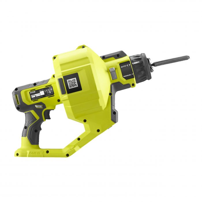 Машина для прочищення труб акумуляторна Ryobi ONE+ RDA18-0 18В діаметр труби до 50мм 6.8м 3.3кг без АКБ та ЗП
