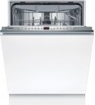 Посудомийна машина Bosch вбудована, 13компл., E, 60см, дисплей, 3-й кошик, білий