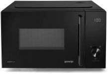 Мікрохвильова піч Gorenje, 23л, електр. керув., 800Вт, гриль, дисплей, 20 програм, інвертор, чорний