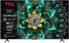 Телевізор 55" TCL MiniLED 4K 144Hz Smart Google TV Titan ONKYO sound