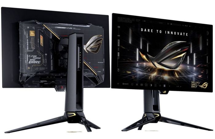Монітор Asus 26.5" ROG Swift PG27AQWP-G 2xHDMI, DP, 3xUSB, WOLED, 2560x1440, 540/720Hz, 0.02ms, DCI-P3 99.5%, G-SYNC, FreeSync, Pivot, HDR500
