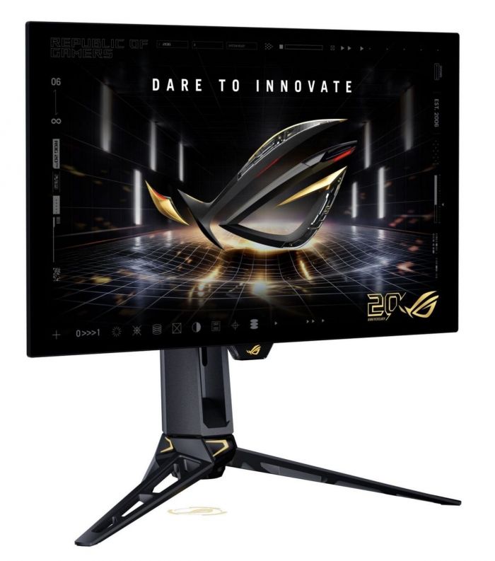 Монітор Asus 26.5" ROG Swift PG27AQWP-G 2xHDMI, DP, 3xUSB, WOLED, 2560x1440, 540/720Hz, 0.02ms, DCI-P3 99.5%, G-SYNC, FreeSync, Pivot, HDR500