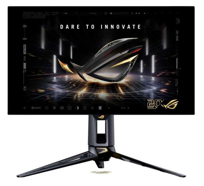 Монітор Asus 26.5" ROG Swift PG27AQWP-G 2xHDMI, DP, 3xUSB, WOLED, 2560x1440, 540/720Hz, 0.02ms, DCI-P3 99.5%, G-SYNC, FreeSync, Pivot, HDR500