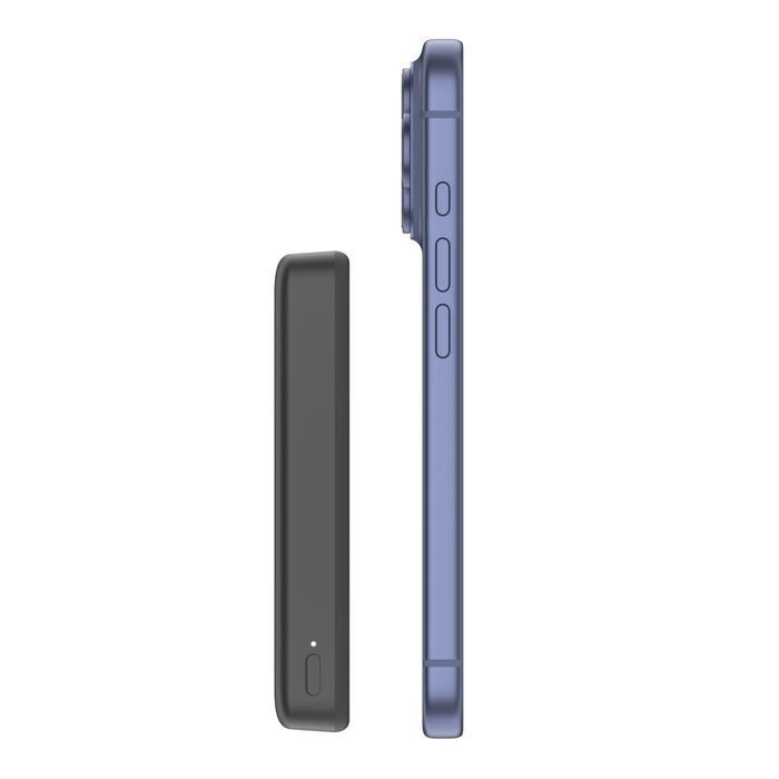 Акумулятор портативний літій-іонний Power Bank Belkin 10000мА·год, 15Вт, Slim Magnetic, чорний