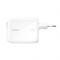 Зарядний пристрій мережевий Belkin 67Вт USB-C PD, PPS, вбудований кабель USB-C, білий