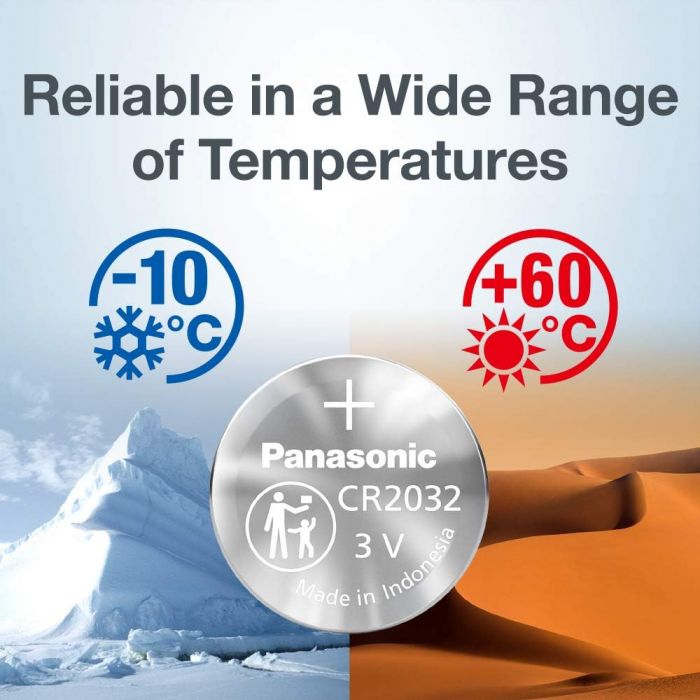 Батарейка Panasonic літієва CR2032 блістер, 1 шт.