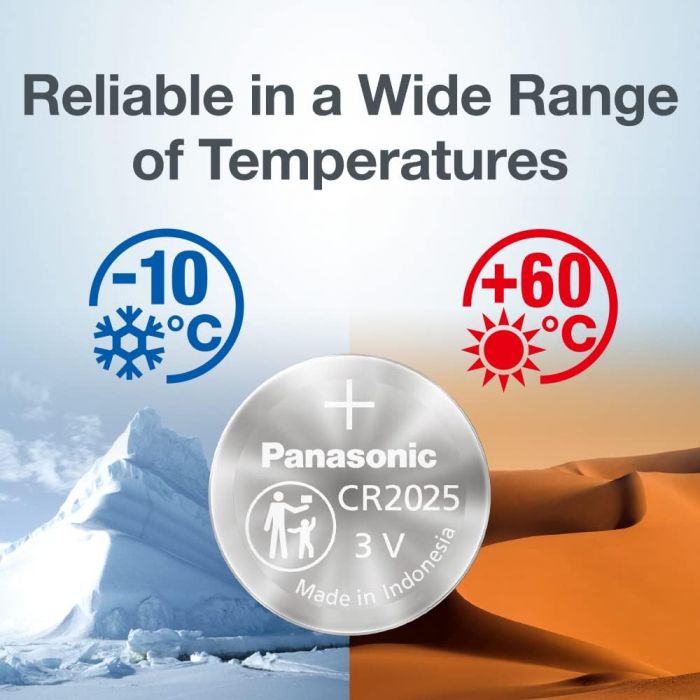 Батарейка Panasonic літієва CR2025 блістер, 1 шт.