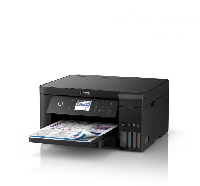 БФП ink color A4 Epson EcoTank L6360 35_23 ppm Duplex USB Ethernet Wi-Fi 4 inks Black Pigment