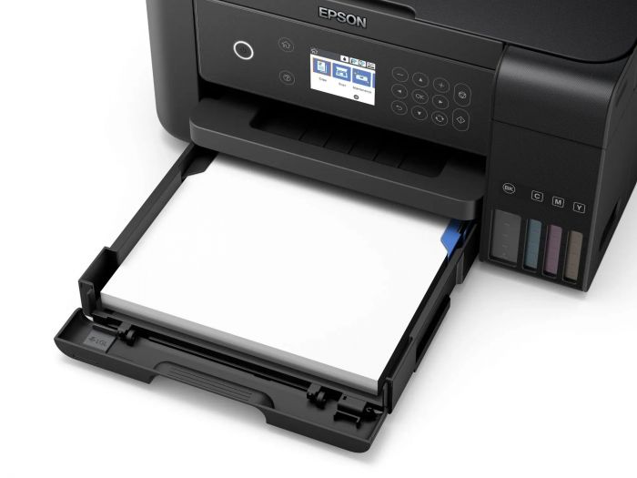 БФП ink color A4 Epson EcoTank L6360 35_23 ppm Duplex USB Ethernet Wi-Fi 4 inks Black Pigment