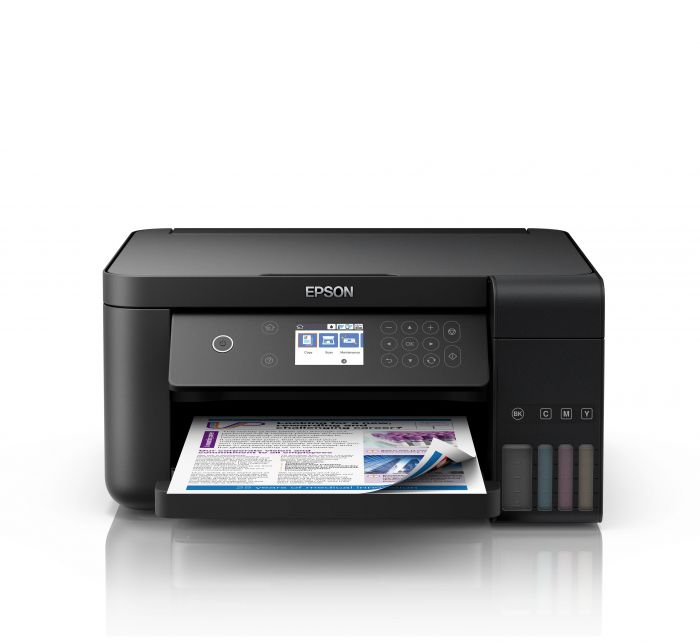 БФП ink color A4 Epson EcoTank L6360 35_23 ppm Duplex USB Ethernet Wi-Fi 4 inks Black Pigment