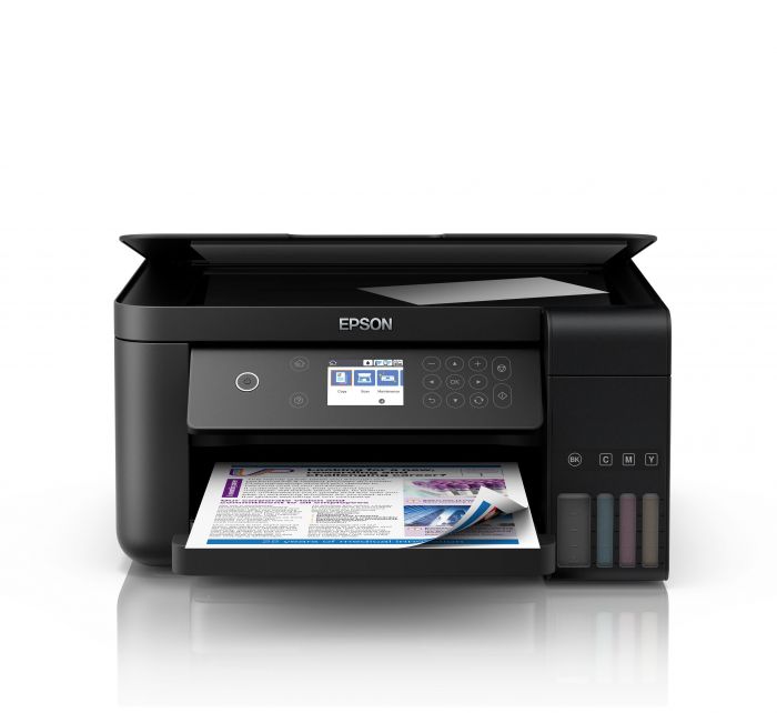 БФП ink color A4 Epson EcoTank L6360 35_23 ppm Duplex USB Ethernet Wi-Fi 4 inks Black Pigment