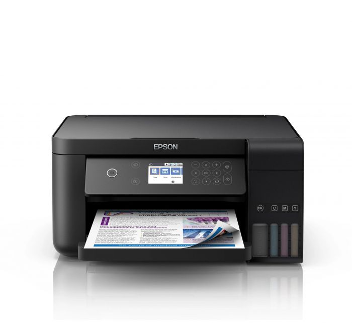 БФП ink color A4 Epson EcoTank L6360 35_23 ppm Duplex USB Ethernet Wi-Fi 4 inks Black Pigment