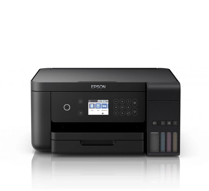 БФП ink color A4 Epson EcoTank L6360 35_23 ppm Duplex USB Ethernet Wi-Fi 4 inks Black Pigment