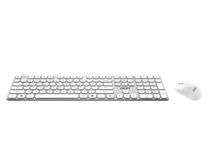 Комплект клавіатура та миша MSI FORGE K210 W COMBO WHITE UA, Wireless