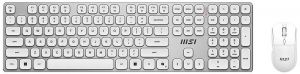Комплект клавіатура та миша MSI FORGE K210 W COMBO WHITE UA, Wireless