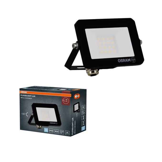Прожектор OSRAM FLOODLIGHT LUX 10Вт 900Лм 6500K чорний