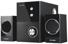 Акустична система MICROLAB M-223 2.1, 17W, mini-jack, чорний