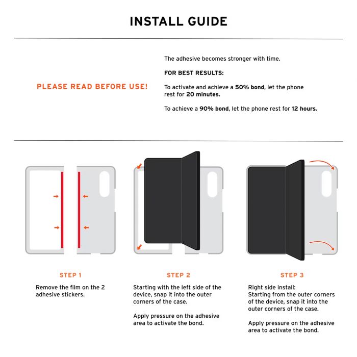 Чохол UAG для Samsung Galaxy Z Fold 8 Ultra, Mouve with Magnet, Ice