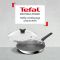 Сковорода Tefal Emotion+ Power, 28см, з кришкою, нержавіюча сталь, серцевина-алюміній, хромована сталь, бакеліт, скло