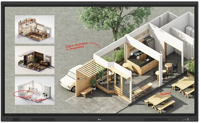 Дисплей інтерактивний 65" LG CreateBoard 65TR3DQ UHD 400nit 16/7 Android WiFi