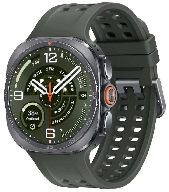 Смарт-годинник Samsung Galaxy Watch Ultra 2 47мм e-SIM (L715) 1.52", 498x498, sAMOLED, BT 5.4, NFC, 2/64ГБ, сріблястий