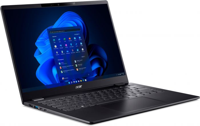 Ноутбук Acer TravelMate TMP614-54 14" 2.8K IPS, Intel U7-256V, 16GB, F512GB, UMA, Win11P, чорний