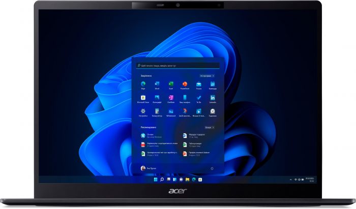 Ноутбук Acer TravelMate TMP614-54 14" 2.8K IPS, Intel U7-256V, 16GB, F512GB, UMA, Win11P, чорний