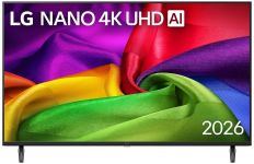 Телевізор 43" LG UHD 4K 60Hz Smart WebOS Black